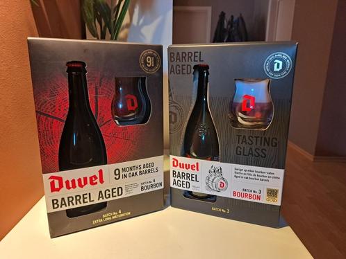 DUVEL BARREL AGED 3 + 4  /  RUM 6 + WHISKEY 7  zie scans, Verzamelen, Biermerken, Nieuw, Flesje(s), Duvel, Ophalen