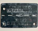 WW2 Plaque identite prisonnier STALAG VIIIC, Enlèvement ou Envoi
