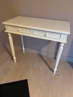 Antieke bijzettafel met schuifjes., Huis en Inrichting, Tafels | Bijzettafels, Ophalen, Zo goed als nieuw, 75 cm of meer, 60 cm of meer