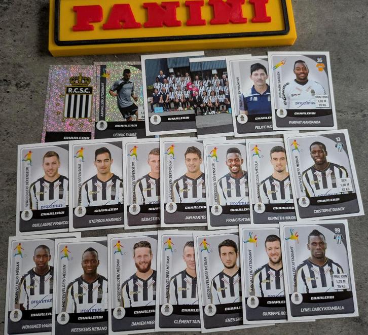 Panini FOOTBALL 2015 20 AUTOCOLLANTS SP.CHARLEROI FOOTBALL, Hobby & Loisirs créatifs, Autocollants & Images, Neuf, Enlèvement ou Envoi