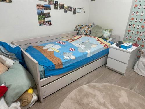 Eenpersoonsbed lifetime, Kinderen en Baby's, Kinderkamer | Bedden, Gebruikt, 180 cm of meer, 100 cm of meer, Hoogslaper of Stapelbed