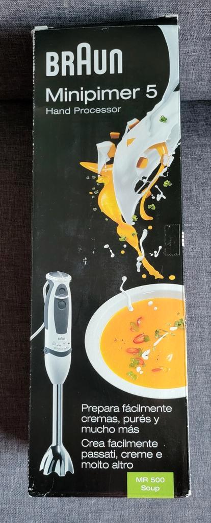 Mixer Braun MR 500 Soup NIEUW voor kerstcadeau, Elektronische apparatuur, Keukenmixers, Zo goed als nieuw, Ophalen of Verzenden