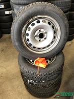 195-65-15 C 91H Volkswagen Caddy Winterset Fulda Velgen 5 x, Gebruikt, 15 inch, Banden en Velgen, 195 mm