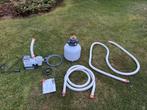 Zwembad compleet met zandfilter, verwarming en kuisset, Tuin en Terras, 200 tot 300 cm, Zo goed als nieuw, Rechthoekig, Ophalen