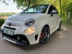 fiat 500**abarth**61000km** parelmoer**leder*navi*pano dak*, Auto's, Fiat, Voorwielaandrijving, 4 zetels, 4 cilinders, Wit