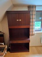 2 identieke houten bureaus incl. leggerkast (prijs/bureau), Ophalen, Gebruikt, Bureau