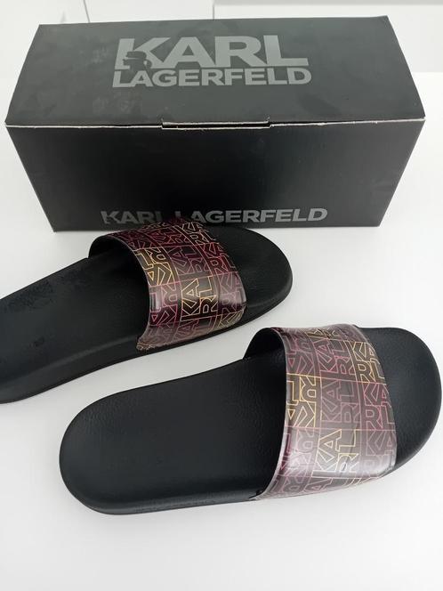 karl lagerfeld, Kleding | Heren, Schoenen, Nieuw, Slippers, Zwart, Verzenden