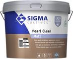 Sigma Pearl Clean Matt - 5 liter - WIT, Doe-het-zelf en Bouw, 5 tot 10 liter, Wit, Nieuw, Ophalen of Verzenden