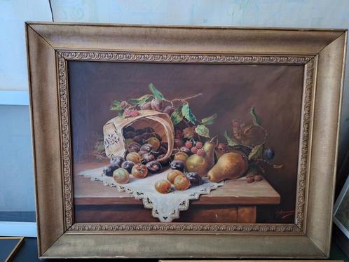 Coupe à fruits Still Life de G. Dewasme, Antiquités & Art, Art | Peinture | Classique, Enlèvement ou Envoi