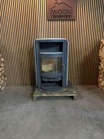 26036 Speksteenkachel Justus 7kw, Huis en Inrichting, Ophalen, Gebruikt, Houtkachel, Vrijstaand