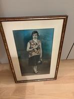 kader oude foto ? dame jaren 30?, Verzamelen, Foto, Ophalen of Verzenden, Zo goed als nieuw, 1940 tot 1960
