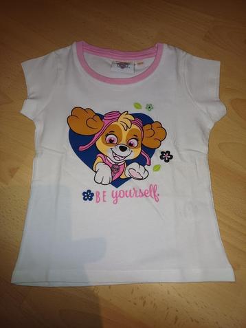 T-Shirt Paw Patrol meisje - maat 98/104, Kinderen en Baby's, Verzenden, Zo goed als nieuw, Meisje, Shirt of Longsleeve