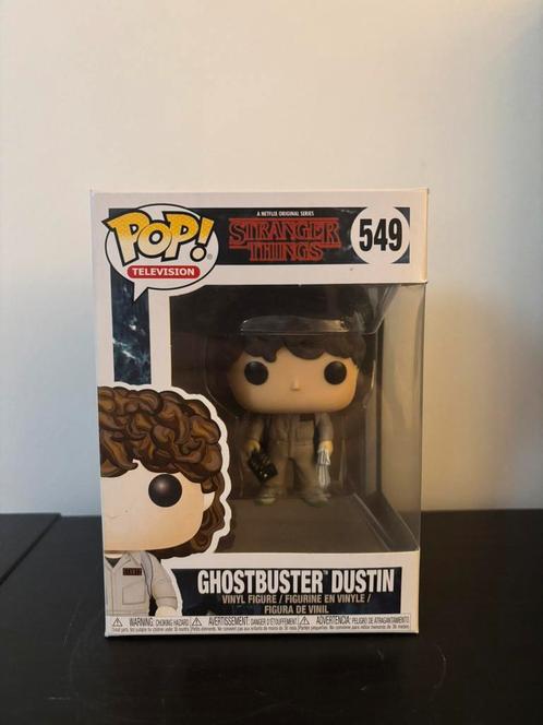 Funko Pop! Ghostbuster Dustin #549 - Stranger Things, Verzamelen, Poppetjes en Figuurtjes, Zo goed als nieuw, Ophalen of Verzenden