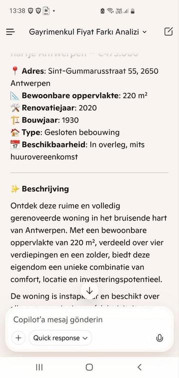 Handel huis met 2 apprtment beschikbaar voor biedingen
