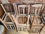 6 stoelen GRATIS, Huis en Inrichting, Stoelen, Ophalen, Zo goed als nieuw, Wit