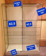 Armoire vitrée sur roulettes, Maison & Meubles, Enlèvement, Utilisé
