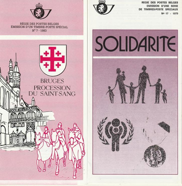 lot van 6 stuks ,,FDC – Eerste dagafstempeling uitgifte post, Postzegels en Munten, Postzegels | Europa | België, Gestempeld, 1e dag stempel