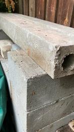 14x betonblokken en 2x balken, Ophalen, Zo goed als nieuw, Beton