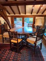 prachtige gate leg tafel met bijpassende spindleblack stoele, Antiek en Kunst, Ophalen