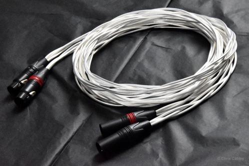 'The Crystal Clear XLR' audiophile interlink van ChrisCables, Audio, Tv en Foto, Audiokabels en Televisiekabels, Nieuw, Interlink-kabel