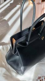 Delvaux zwarte handtas, Handtassen en Accessoires, Ophalen of Verzenden, Zo goed als nieuw, Zwart, Handtas