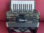 Z.g.a.n. digitale Roland FR-1X accordeon . 72 bas ., 72-bas, Zo goed als nieuw, Met riemen, Toetsaccordeon