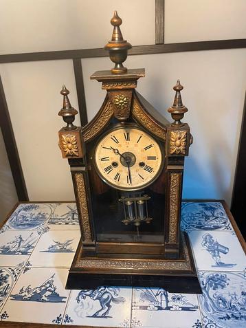 Antieke Junghans tafelklok, Antiek en Kunst, Ophalen