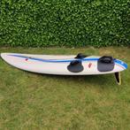 F2 Powerglide 280 (140L) + Zeilen + Giek  + Mast, Watersport en Boten, Windsurfen, Ophalen, 250 tot 300 cm, Gebruikt, Met vin(nen)