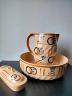 20s 30s Art Deco brocante lampetstel Spritzdekor Bauhaus, Ophalen