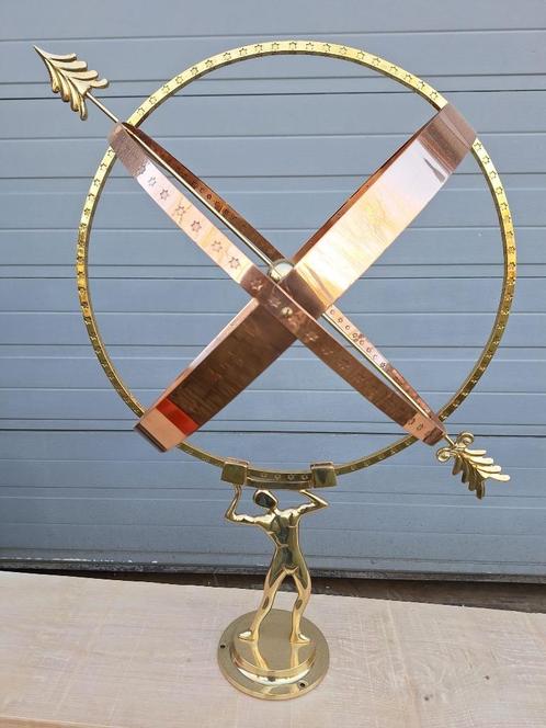 zonnewijzer nieuw van koper, Tuin en Terras, Zonnewijzers, Nieuw, Ophalen of Verzenden
