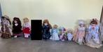Magnifique lot de 9 poupées en porcelaine, vintage, TB état, Ophalen, Zo goed als nieuw, Pop, Levensecht of Reborn