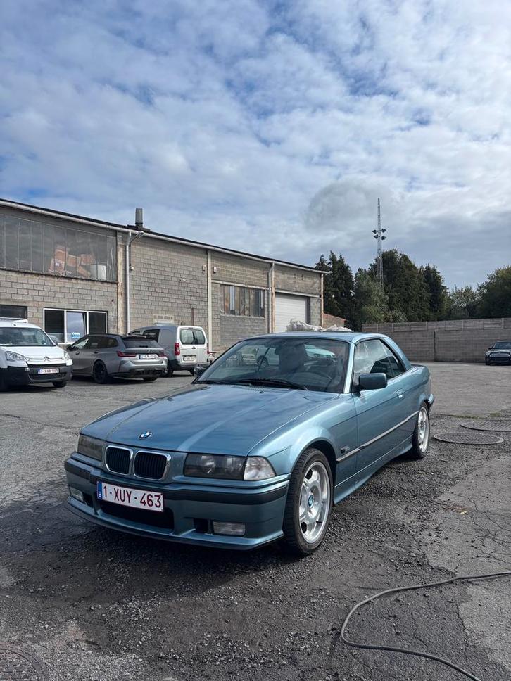 BMW e36 cabriolet 320i - Morea green, Auto's, BMW, Particulier, 3 Reeks, ABS, Airbags, Airconditioning, Centrale vergrendeling
