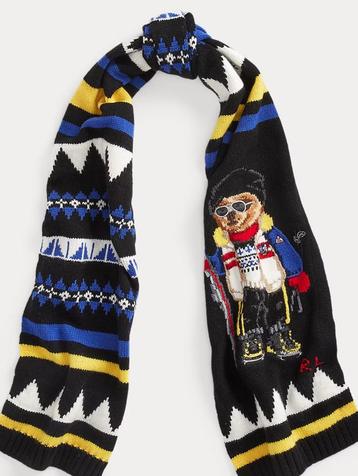 Polo Ralph Lauren sjaal met iconische  beer NIEUW met label beschikbaar voor biedingen