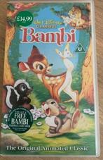 VHS Bambi, Enlèvement ou Envoi, Bambi ou Dumbo, Utilisé, Autres types