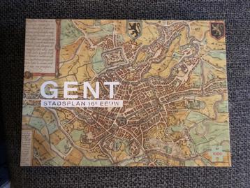 Puzzel Gent stadsplan 16e eeuw