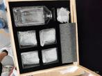 Wood box with set for whisky, Huis en Inrichting, Verzenden, Nieuw