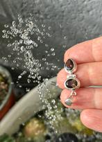 Pendentif en argent 925avec Quartz fumé, Handtassen en Accessoires, Kettinghangers, Ophalen of Verzenden, Zo goed als nieuw, Zilver
