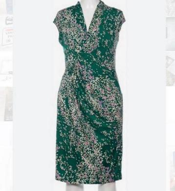 M&S lange jurk 40-M groen Per Una 40s 50s Vintage stijl beschikbaar voor biedingen