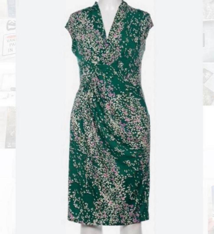 M&S lange jurk 40-M groen Per Una 40s 50s Vintage stijl, Kleding | Dames, Jurken, Zo goed als nieuw, Maat 38/40 (M), Groen, Onder de knie