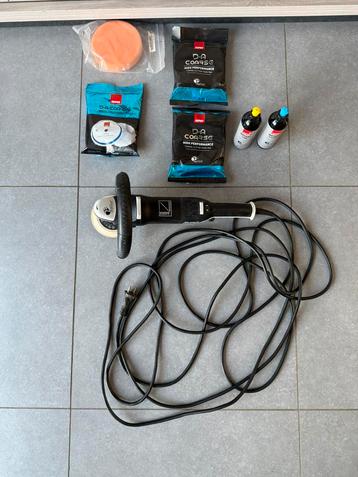 Rupes Bigfoot LH19E  rotary polijst machine, polijst pads beschikbaar voor biedingen