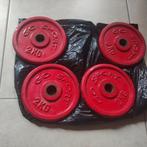 Gewicht haltereenheden met disc-halter 2 kilo, Sport en Fitness, Ophalen of Verzenden, Gebruikt, Buik, Dumbbell