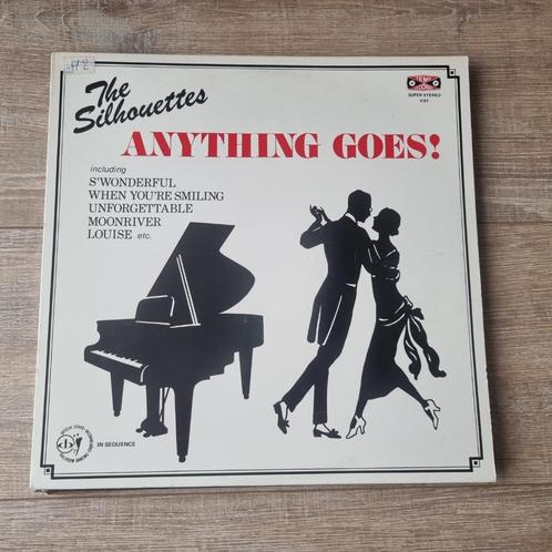 LP The Silhouettes – Anything Goes!, Cd's en Dvd's, Vinyl | Pop, Gebruikt, 1980 tot 2000, 12 inch, Ophalen of Verzenden