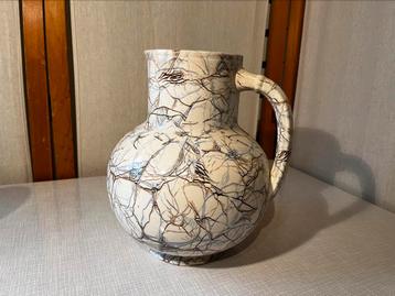 Unieke Lampetkan Petrus Regout | Gestempeld Bont Marmer beschikbaar voor biedingen