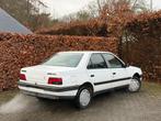 Peugeot 405 Benzine Automaat oldtimer 170ooo km keuring, Auto's, Automaat, Elektrische ramen, Wit, Bedrijf
