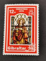 Gibraltar 1976 - Kerstmis - glasraam **, Postzegels en Munten, Ophalen of Verzenden, Overige landen, Postfris