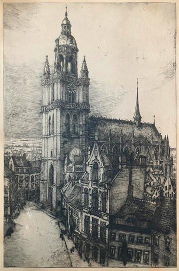 Ets Jehan Frison (1882-1961) beschikbaar voor biedingen