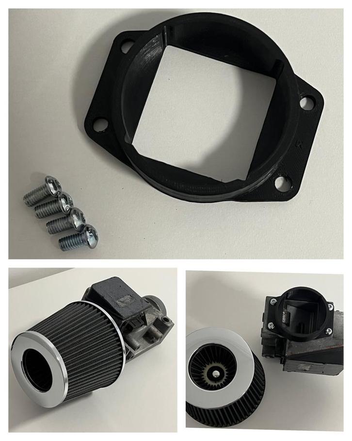 Opel Manta Ascona open lucht filter adapter set, Auto-onderdelen, Motor en Toebehoren, Oldtimer onderdelen, Opel, Overige automerken