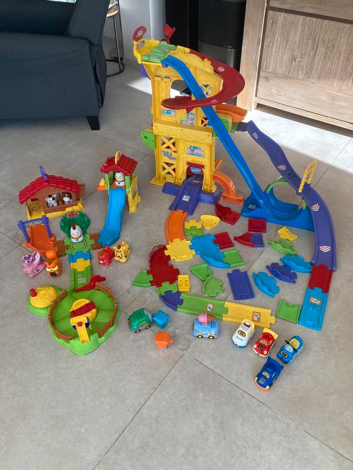 Toet Toet auto - Zoef Zoef dieren set, Kinderen en Baby's, Speelgoed | Vtech, Gebruikt, 2 tot 4 jaar, Ophalen