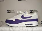 Air Max 1 Field Purple maat 45, Neuf, Autres couleurs, Nike, Baskets