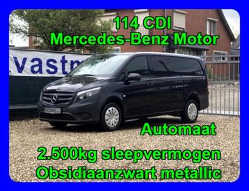 Mercedes-Benz Vito 114 CDI / 25.410€ + BTW / 2500kg trekhaak, 4 cilinders, 2500 kg, Zwart, Mercedes-Benz